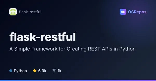 Flask-RESTful: A Simple Framework for Creating REST APIs in Python