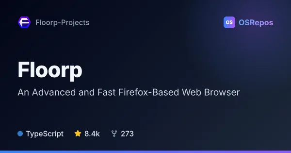 Floorp: An Advanced and Fast Firefox-Based Web Browser