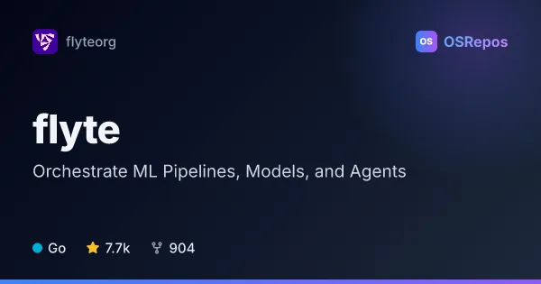 flyte: Orchestrate ML Pipelines, Models, and Agents