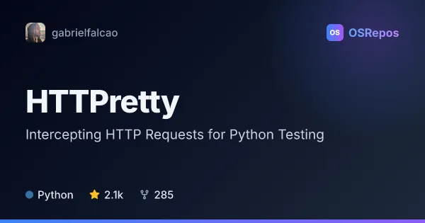 HTTPretty: Intercepting HTTP Requests for Python Testing