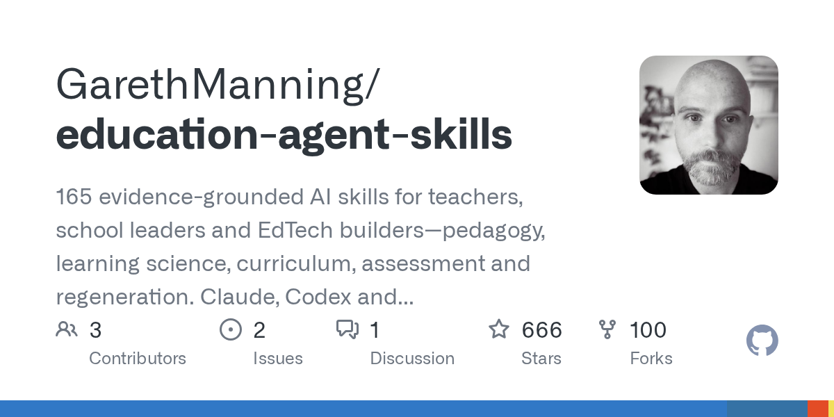 Education Agent Skills: 165 AI Skills for Evidence-Based Teaching