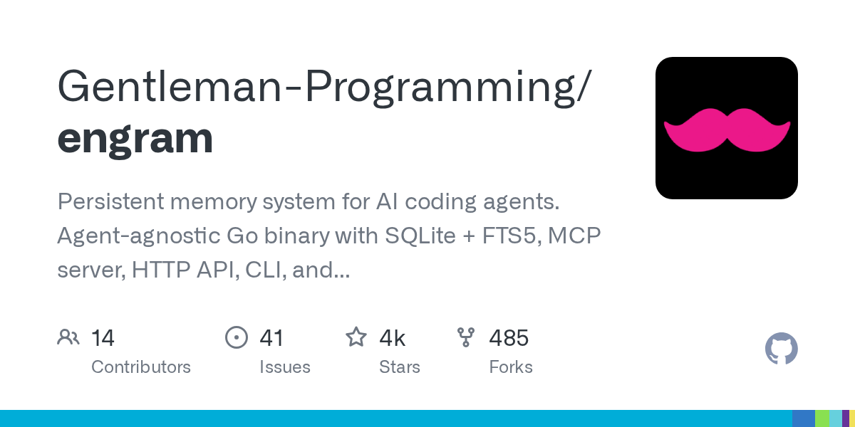 Engram: Persistent Memory System for AI Coding Agents in Go