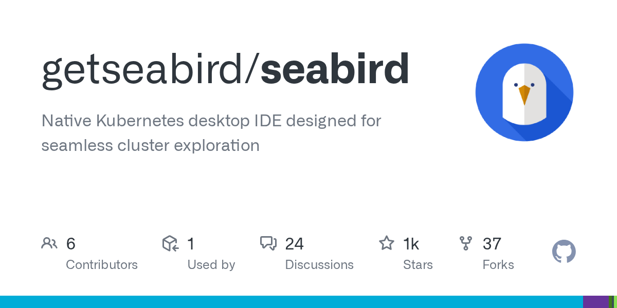 Seabird: Native Kubernetes Desktop IDE for Seamless Cluster Exploration