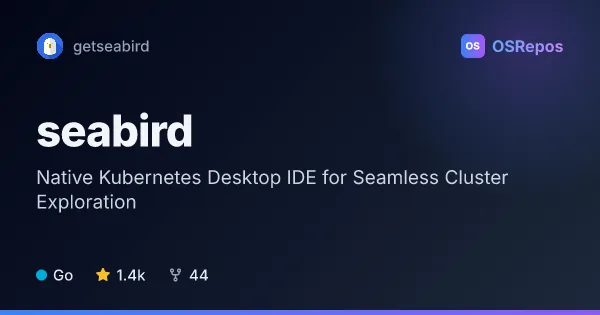Seabird: Native Kubernetes Desktop IDE for Seamless Cluster Exploration