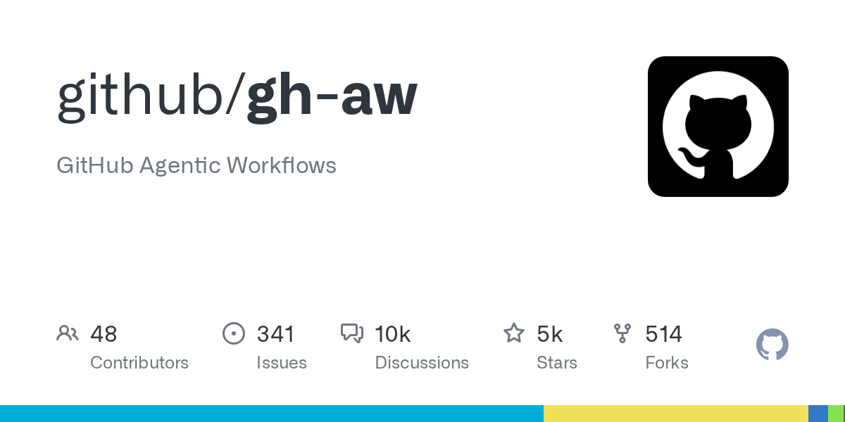 gh-aw: Automating GitHub Workflows with AI Agents