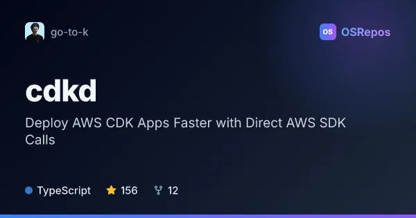 cdkd: Deploy AWS CDK Apps Faster with Direct AWS SDK Calls