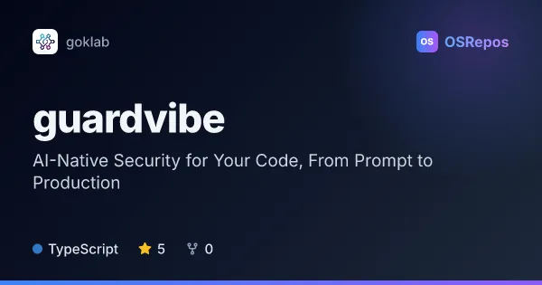 GuardVibe: AI-Native Security for Your Code, From Prompt to Production