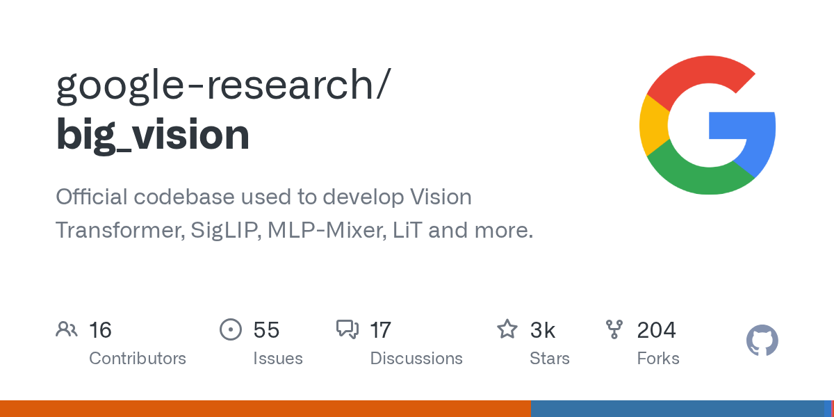 big_vision: Google Research's Codebase for Large-Scale Vision Models