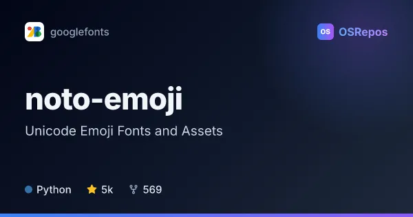 noto-emoji: Unicode Emoji Fonts and Assets