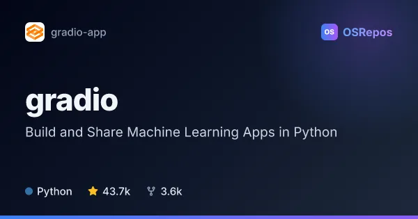 gradio: Build and Share Python Web Apps for Machine Learning