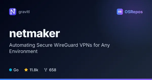 Netmaker: Automating Secure WireGuard VPNs for Any Environment