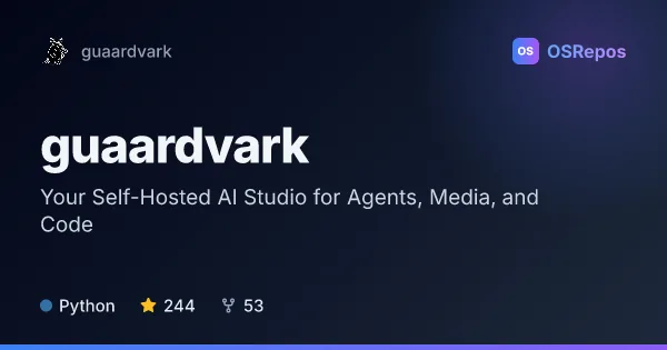 Guaardvark: Your Self-Hosted AI Studio for Agents, Media, and Code