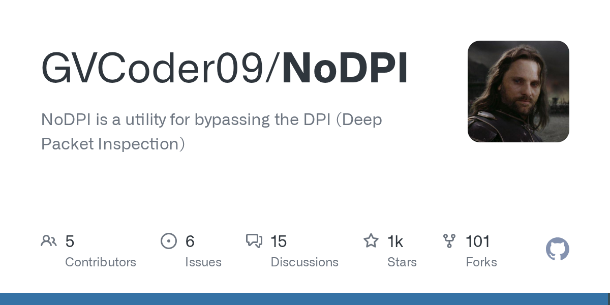 NoDPI: A Python Utility for Bypassing Deep Packet Inspection