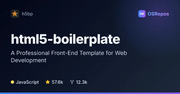 html5-boilerplate: Start Fast, Adaptable Websites