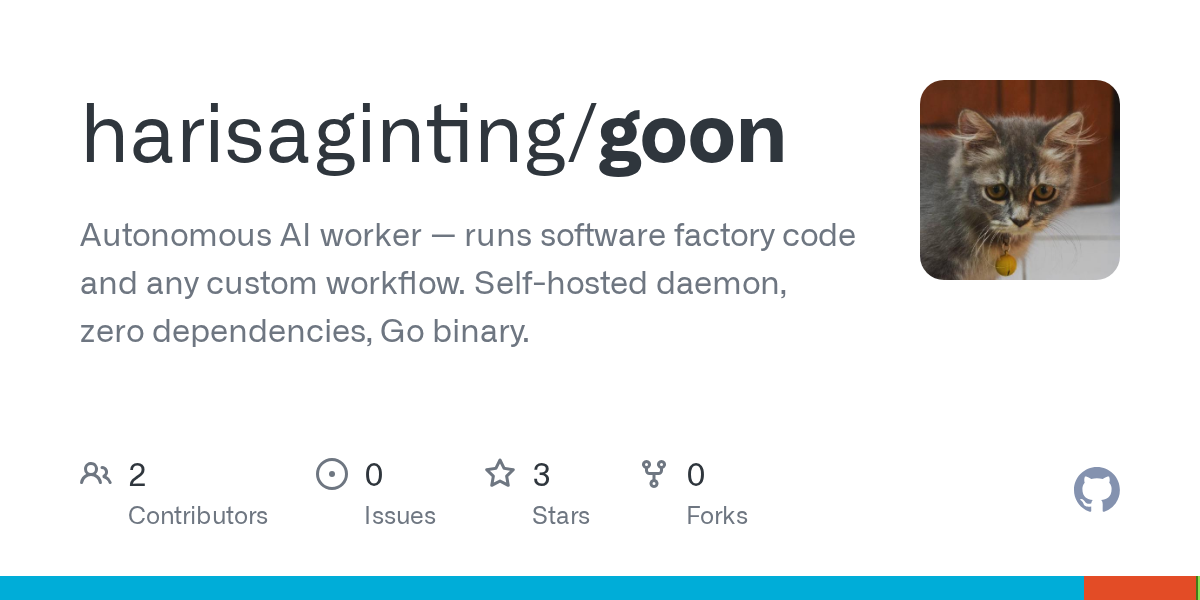 Goon: Autonomous AI Worker for Software Development and Custom Workflows