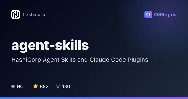 agent-skills: HashiCorp Agent Skills and Claude Code Plugins