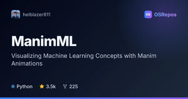 ManimML: Animate Machine Learning Concepts with Manim