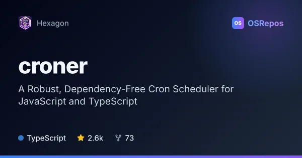 Croner: A Robust, Dependency-Free Cron Scheduler for JavaScript and TypeScript