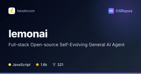 Lemon AI: Full-stack Open-source Self-Evolving General AI Agent
