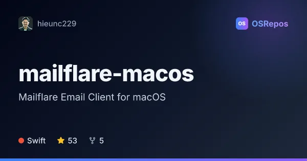 mailflare-macos: Mailflare Email Client for macOS