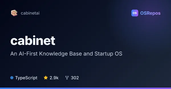 cabinet: Build a Self-Hosted AI Knowledge Base