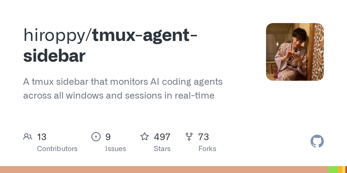 tmux-agent-sidebar: Real-time AI Agent Monitoring in tmux