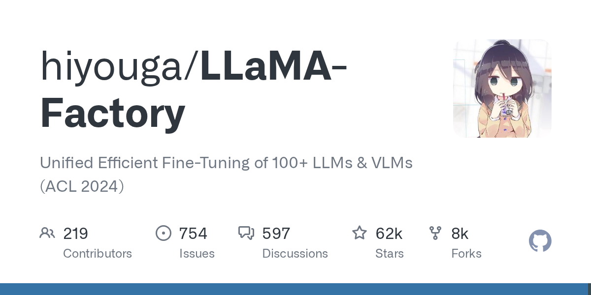 LLaMA-Factory: Unified Efficient Fine-Tuning for 100+ LLMs & VLMs