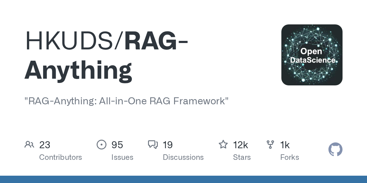 RAG-Anything: The All-in-One Multimodal RAG Framework