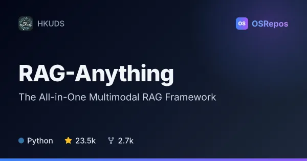 RAG-Anything: The All-in-One Multimodal RAG Framework