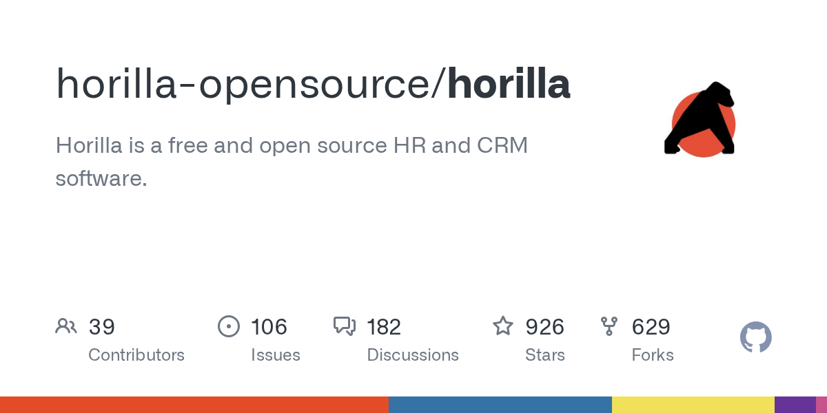 Horilla: A Free and Open Source HR and CRM Software