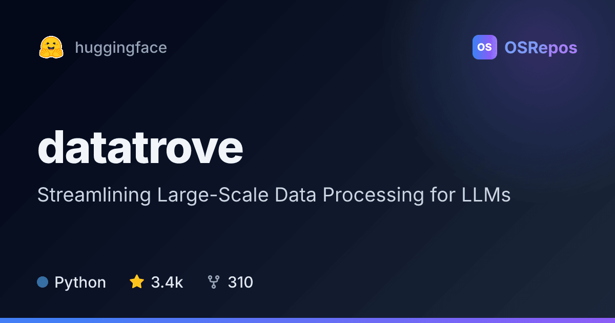 datatrove: Build Large-Scale Text Data Pipelines