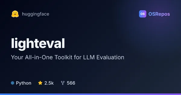 Lighteval: Your All-in-One Toolkit for LLM Evaluation