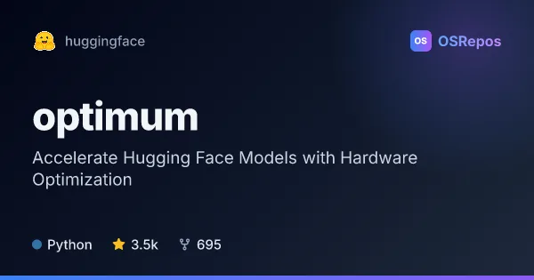 Optimum: Accelerate Hugging Face Models with Hardware Optimization