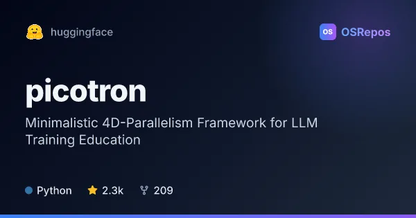 picotron: Train Llama-Like Models with Distributed Parallelism