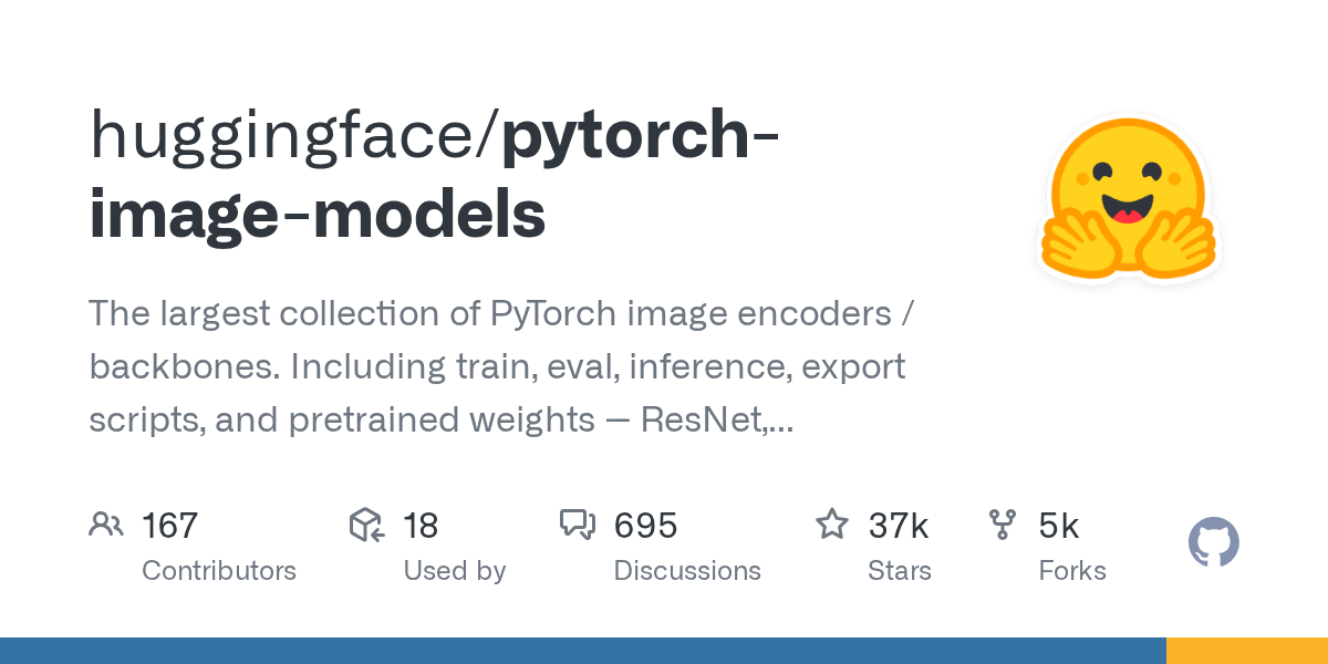 PyTorch Image Models (timm): The Ultimate Collection of Image Encoders