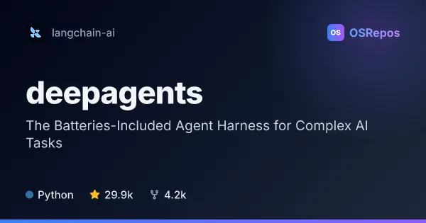 Deep Agents: The Batteries-Included Agent Harness for Complex AI Tasks