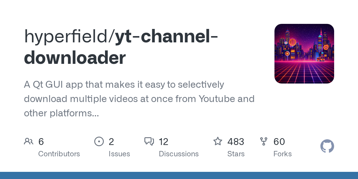 YT Channel Downloader: Easy GUI for YouTube Video Downloads