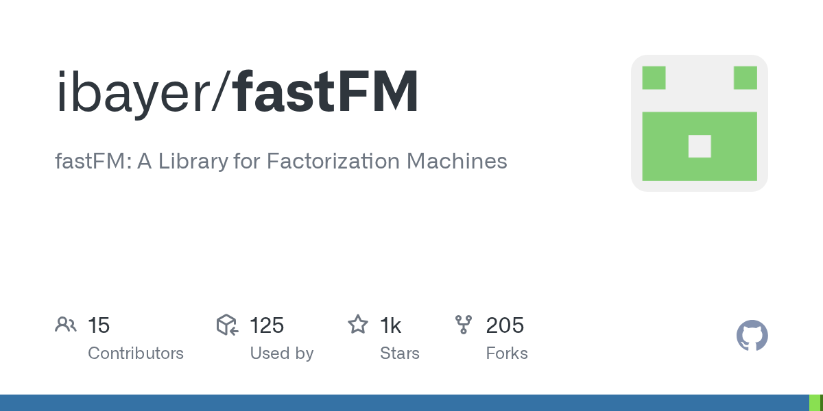fastFM: A High-Performance Python Library for Factorization Machines