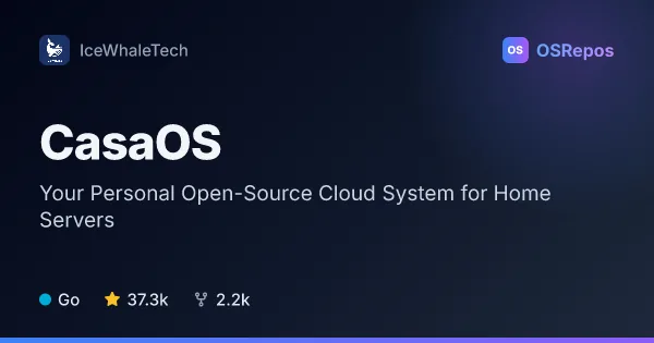 CasaOS: Manage a Personal Cloud and Home Server