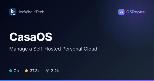 CasaOS: Manage a Self-Hosted Personal Cloud