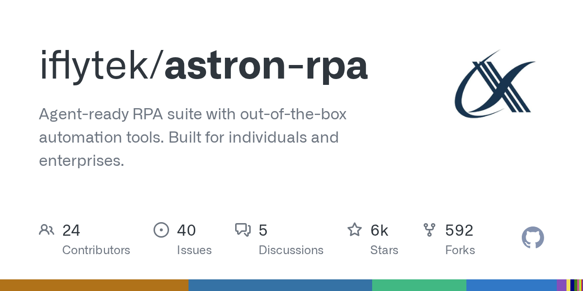 AstronRPA: Open-Source Enterprise RPA Suite with AI Agent Integration