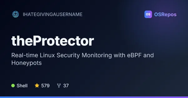 theProtector: Real-time Linux Security Monitoring with eBPF and Honeypots
