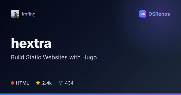 hextra: Build Static Websites with Hugo