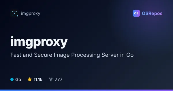 imgproxy: Fast and Secure Image Processing Server in Go