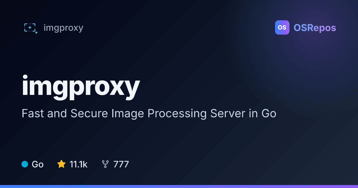 imgproxy: Fast and Secure Image Processing Server in Go
