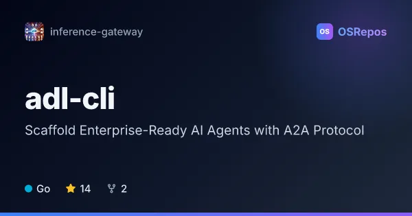 ADL CLI: Scaffold Enterprise-Ready AI Agents with A2A Protocol