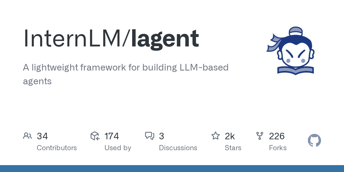 lagent: A Lightweight Framework for Building LLM-Based Agents