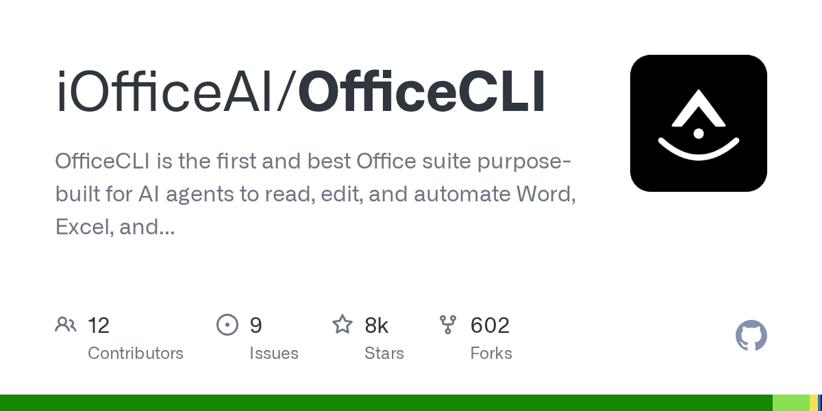 OfficeCLI: The AI-Native CLI for Word, Excel, and PowerPoint Automation