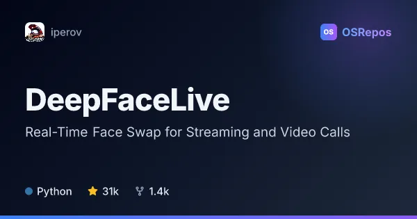 DeepFaceLive: Real-Time Face Swapping for Video