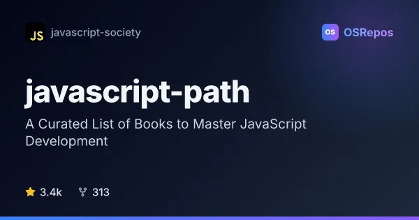 javascript-path: A Curated List of Books to Master JavaScript Development